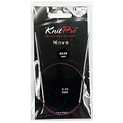 KnitPro NOVA金屬輪針小尺寸 40cm-2.25mm