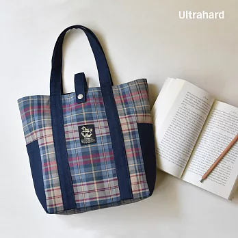Ultrahard Bookplate閱讀書袋 - 英倫格紋
