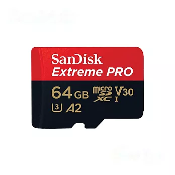 【SanDisk 】Extreme PRO microSD UHS-I V30 A2 64GB 記憶卡 公司貨(每秒讀200MB)