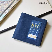 Ultrahard Traveler 帆布短夾 - NYC(藍)
