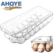 【Ahoye】透明保鮮雞蛋盒 冰箱收納盒 廚房收納盒 保鮮盒