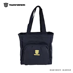 【TRANSFORMERS 變形金剛】變形金剛系列 正版授權 餐袋 便當袋 手提袋 TH─01 黑色