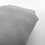 【MUJI 無印良品】棉天竺含落棉被套/S/混灰色
