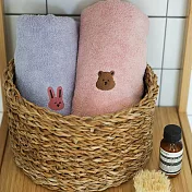 【韓國Dailylike】可愛動物圖案輕量150g毛巾2入 ‧ 熊熊兔兔