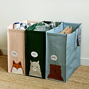 【韓國Dailylike】居家萬用大型分類防水收納袋3入 ‧ Animal