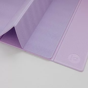 USHaS 瑜癒丨馬卡龍 輕收納折疊瑜珈墊6mm_春夏雙色 野餐墊 運動墊 戶外 健身 輕量 台灣製  莓果粉紫