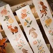 【wwiinngg】狐狸花園 和紙膠帶(特油含離型紙)