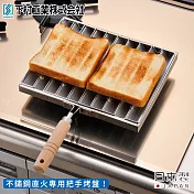 【日本下村工業】日本製不鏽鋼直火專用把手烤盤