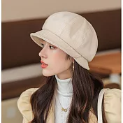 日本 BEAUTYJAPAN 抗寒保暖時尚帽 BJ2106 米色
