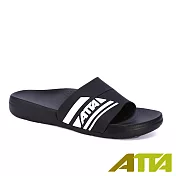 ATTA流線均壓室外拖鞋 JP28 黑白