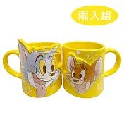 【日本正版授權】兩入組 湯姆貓與傑利鼠 馬克杯 300ml 對杯組/咖啡杯 Tom and Jerry