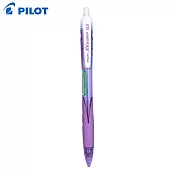 (盒裝12支送贈品0.4超細魔擦筆)PILOT REXGRIP 樂彩自動鉛筆 0.5 透明紫