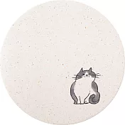 【&NE】Neko貓咪 珪藻土吸水杯墊 ‧ 凝望
