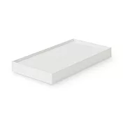 【MUJI 無印良品】聚丙烯檔案盒用蓋(可裝置輪子)/寬15cm用/灰白