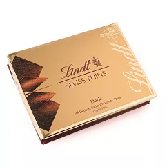 【Lindt 瑞士蓮】經典薄片黑巧克力 125g