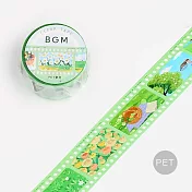 【BGM】PET透明裝飾膠帶 底片Special系列 ‧ 綠