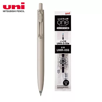 (1筆1芯)UNI UNI-BALL ONE F 鋼珠筆高階版 0.5 (米黃/蜃氣樓)