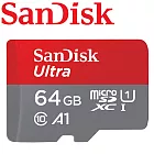 代理商公司貨 SanDisk 64GB 140MB/s Ultra microSDXC U1 A1 記憶卡