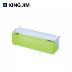 【KING JIM】CHEERS! PVC磁吸方形鉛筆盒 黃色 (CH2182T─YL)