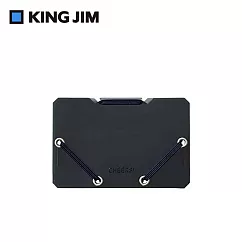 【KING JIM】CHEERS! 霓虹色卡片收納夾 黑色 (CH2512T─GR)