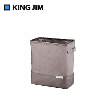 【KING JIM】SPOT 可折疊洗衣背包 M  灰色 (KSP5800-GR)