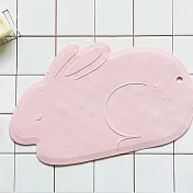 【韓國Dailylike】動物造型浴室浴缸吸盤防滑腳踏墊 ‧ 兔子