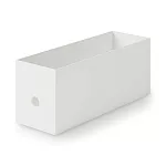 【MUJI 無印良品】聚丙烯檔案盒.標準型.1/2.白灰