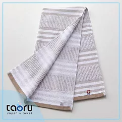 taoru【日本今治毛巾/ 實用家用長毛巾】來到直線的世界_咖啡色
