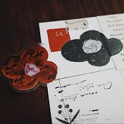 【什物 a kind of café】手帳系列割型貼紙｜霧面｜聖誕花朵｜HiFlower