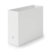 【MUJI 無印良品】聚丙烯檔案盒.標準型.A4用.白灰