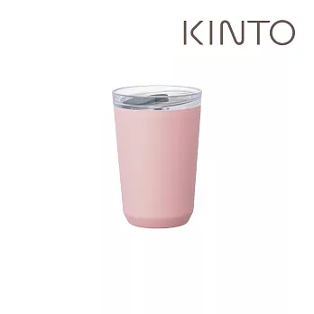 KINTO / TO GO TUMBLER保溫隨行杯360ml(栓蓋版)- 灰霧粉
