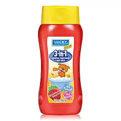 Lucky Super Soft兒童洗髮沐浴乳─草莓香氛12oz/355ml