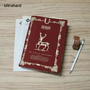 Ultrahard Bookplate 藏書票書衣系列 - 馴鹿(橘紅)