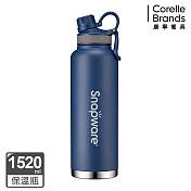 【康寧Snapware】316不鏽鋼保溫保冰大容量運動瓶1520ml- 藍色