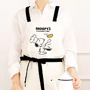 【韓國Keshop】Snoopy史奴比褂肩收腰綁袋廚用圍裙