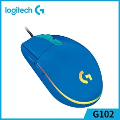 羅技 G102 炫彩遊戲滑鼠 藍