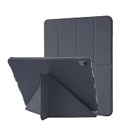 新iPad 10 10.9吋 氣囊筆槽變形保護套-淺紫灰