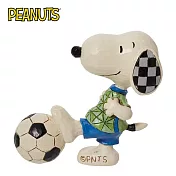 【正版授權】Enesco 史努比 踢足球 迷你塑像 公仔/精品雕塑 Snoopy/PEANUTS