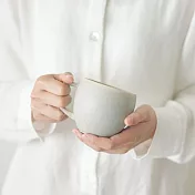 【日本Aito】美濃燒｜Cullet質感素色 陶瓷馬克杯320ml ‧ 典雅白