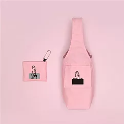 YCCT 環保飲料提袋包覆款 ─ 恬謐粉摩艾小魔女