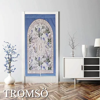TROMSO厚白棉麻風尚門簾- D48紫熙花園(180cm)