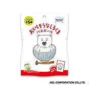 日本NOL-美味的白熊入浴球(泡澡球)-1入(綠茶香氣/洗澡玩具/交換禮物)