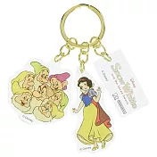 sun-star 日本製 Disney 迪士尼 復古系列 壓克力鑰匙圈 白雪公主
