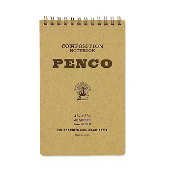 【HIGHTIDE】Penco 直式經典線圈筆記本M ‧ 自然色