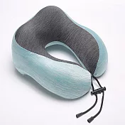 [ BeOK ] 旅行可收納U型枕 記憶頸枕 綠色
