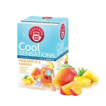 德國《TEEKANNE》鳳梨芒果水果茶 Cool Sensations pineapple-mango (2.5g*18入/盒)