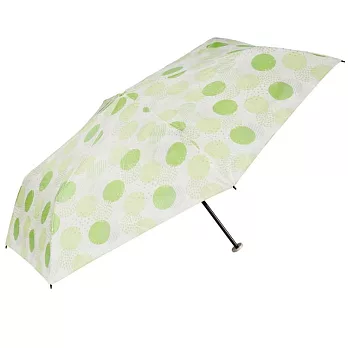 【estaa】日本抗UV耐風遮光輕量折傘(附傘套) ‧ 夢幻野叢(綠)