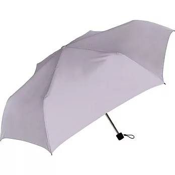 【NAKATANI】抗UV遮光耐強風輕量素色折傘(附傘套) ‧ 迷霧紫