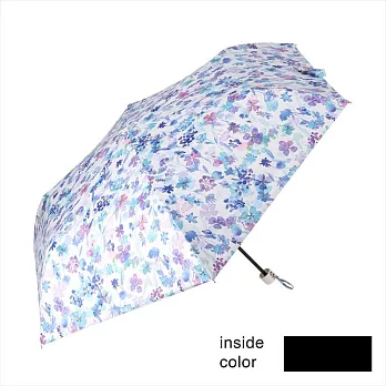 【日本nifty colors】抗UV遮光遮熱輕量折傘(附傘套) ‧ 浪漫小花