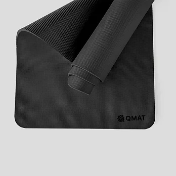 【QMAT】10mm運動墊 台灣製（隨貨附贈束帶及網袋） 黑色